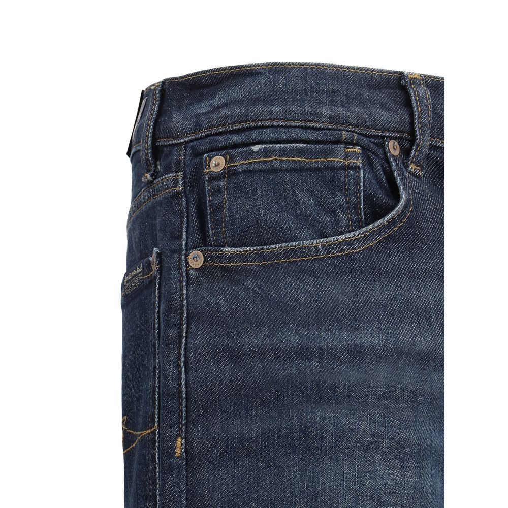 7FOR Blue Denim Jeans Crafted For Timeless Sophistication