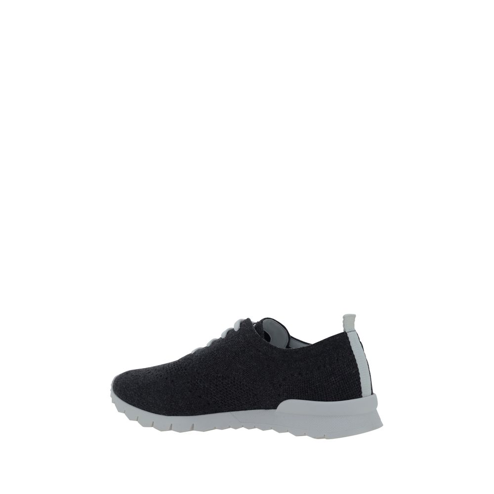Kiton White Leather Sneakers: Elevated Luxury for Contemporary Style