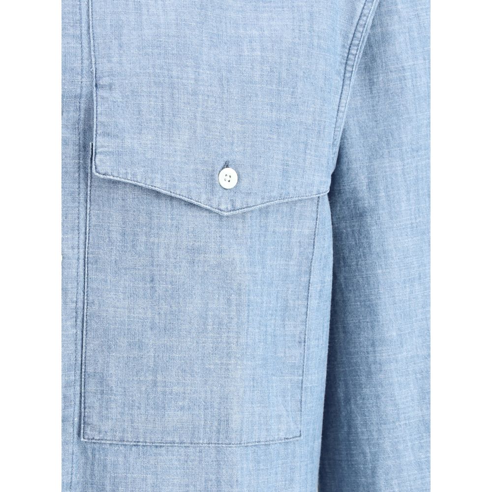 Sunflower White Cotton Shirt - Effortless Elegance for Modern Sophistication