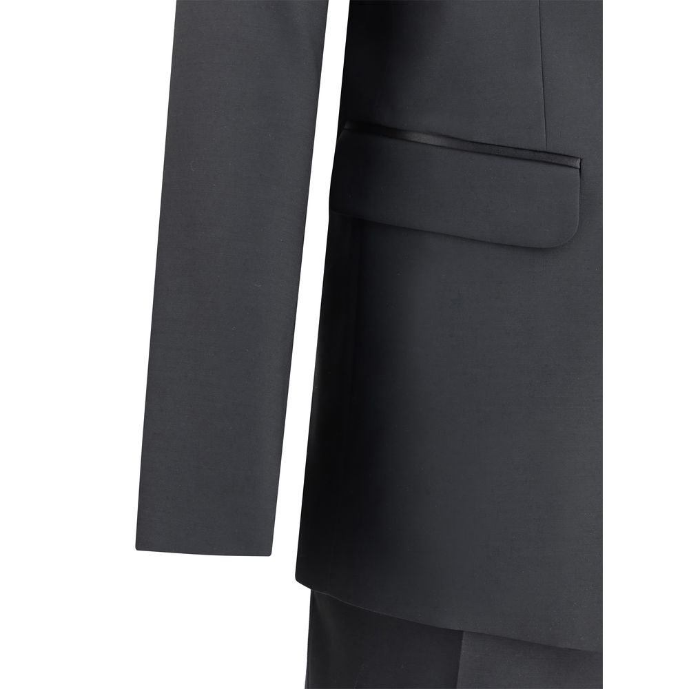 Dsquared² Navy Virgin Wool Complete Suit for Timeless Elegance