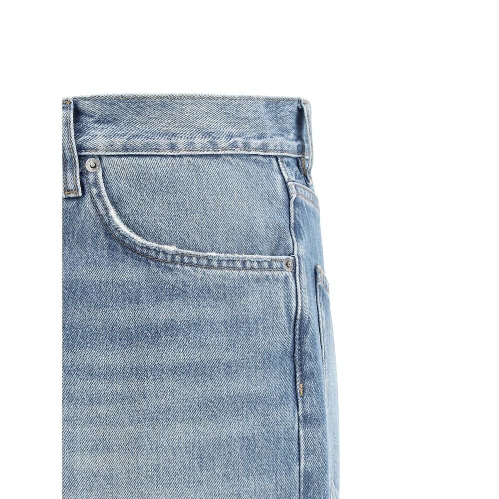 Sunflower Blue Cotton Loose Jeans for Effortless Chic Style