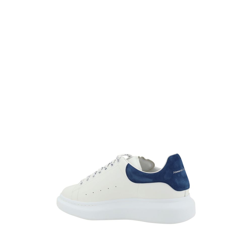 Alexander McQueen White Leather Sneakers for Elevated Style