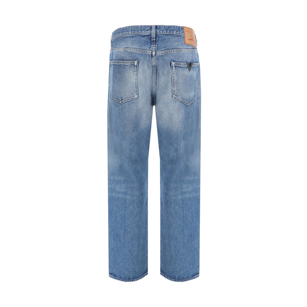 Valentino Blue Denim Jeans: Timeless Elegance With Iconic Craftsmanship