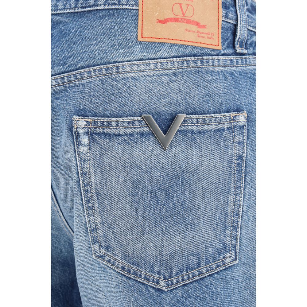 Valentino Blue Denim Jeans: Timeless Elegance With Iconic Craftsmanship