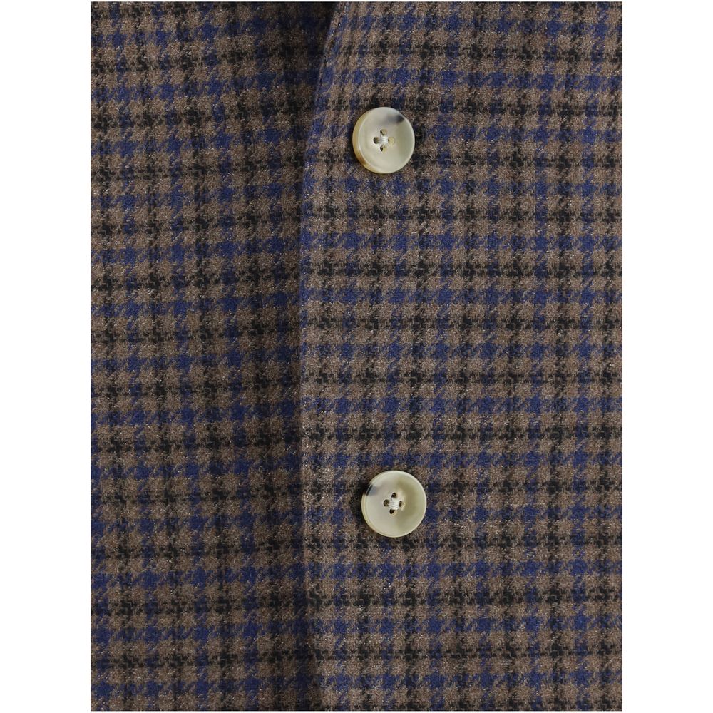 Gi Capri Navy Luxurious Virgin Wool Blazer Jacket
