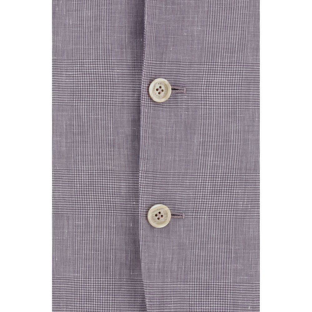 Brunello Cucinelli Grey Wool Blazer Jacket