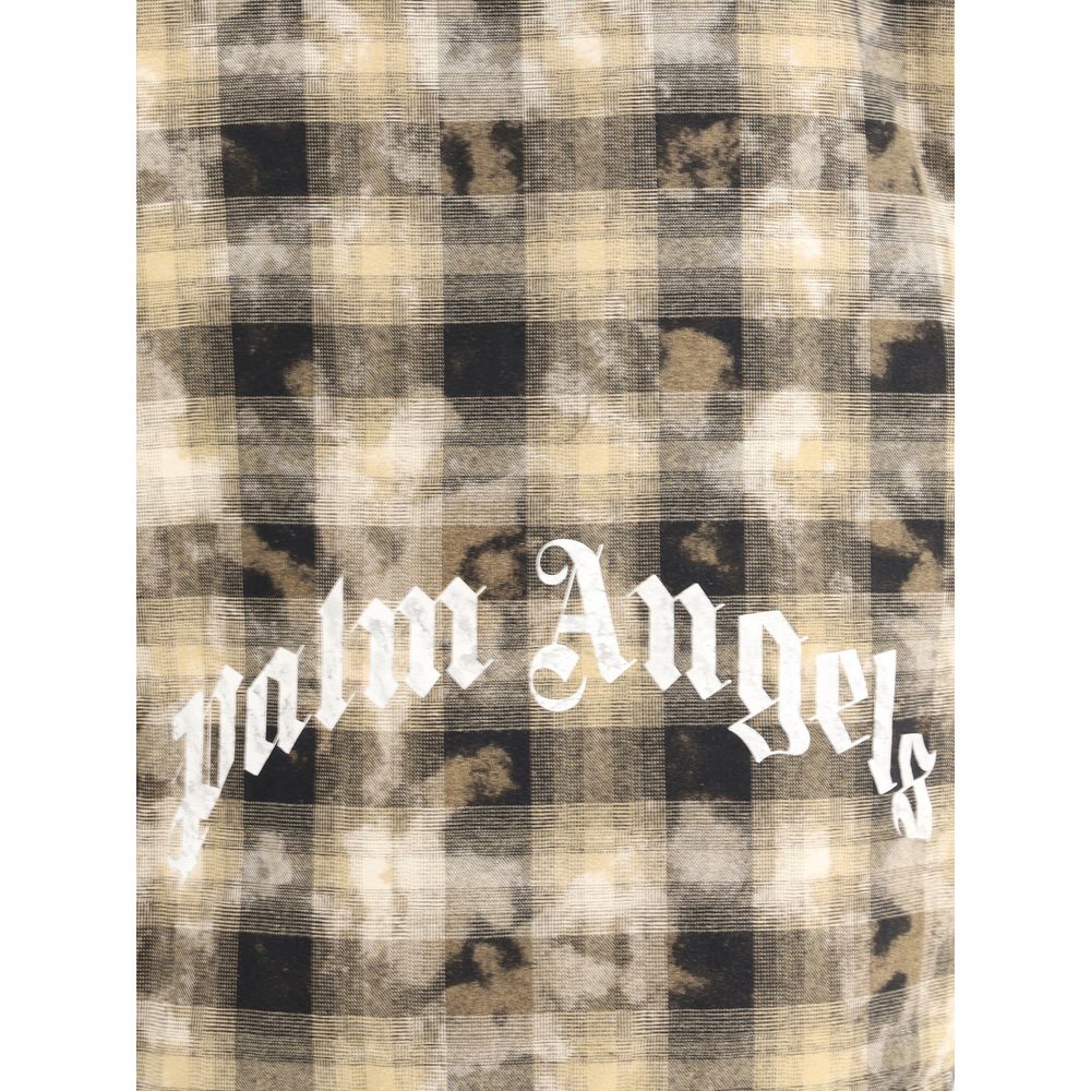 Palm Angels Multicolor Cotton Jacket in Timeless Check Pattern