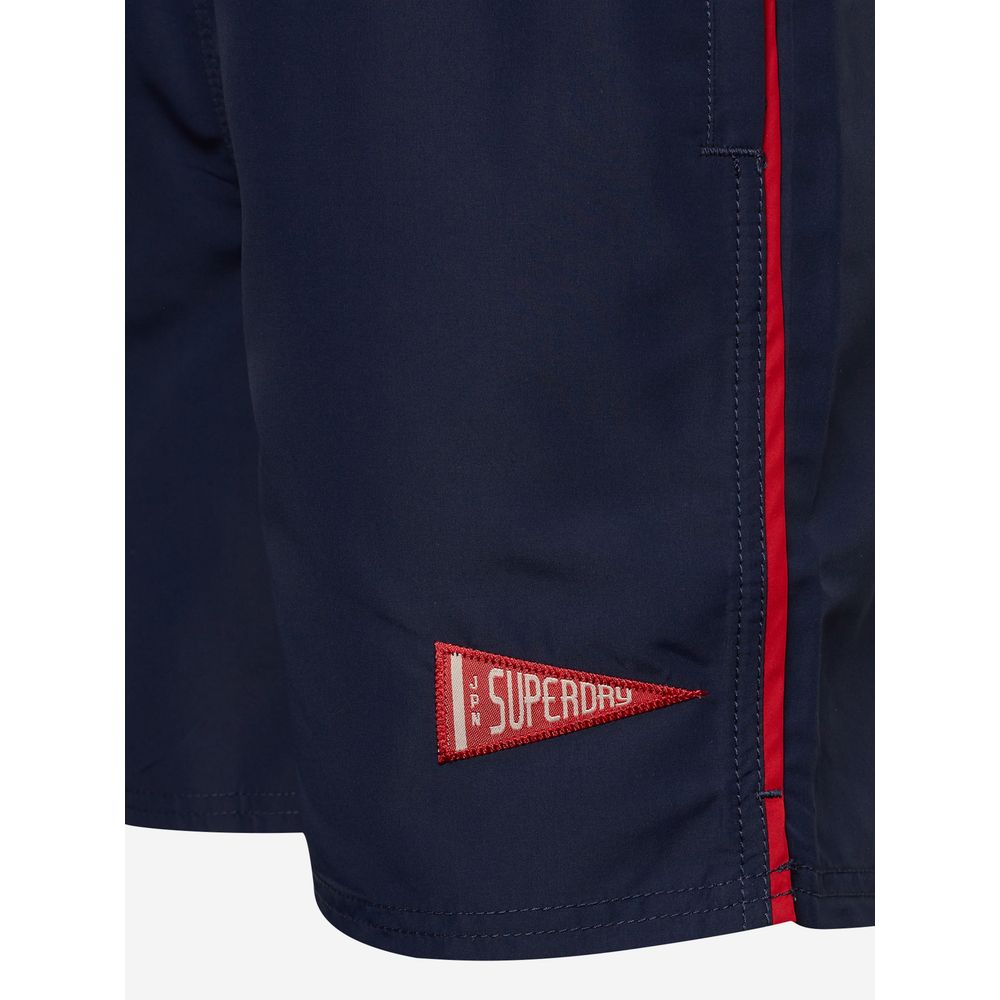 Superdry Blue Recycled Fabric Swimwear for Elevated Style