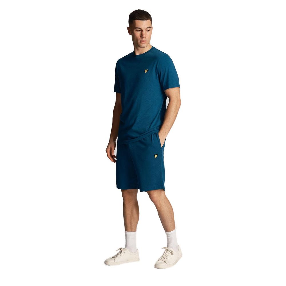 Lyle & Scott Black Cotton Short for Timeless Elegance