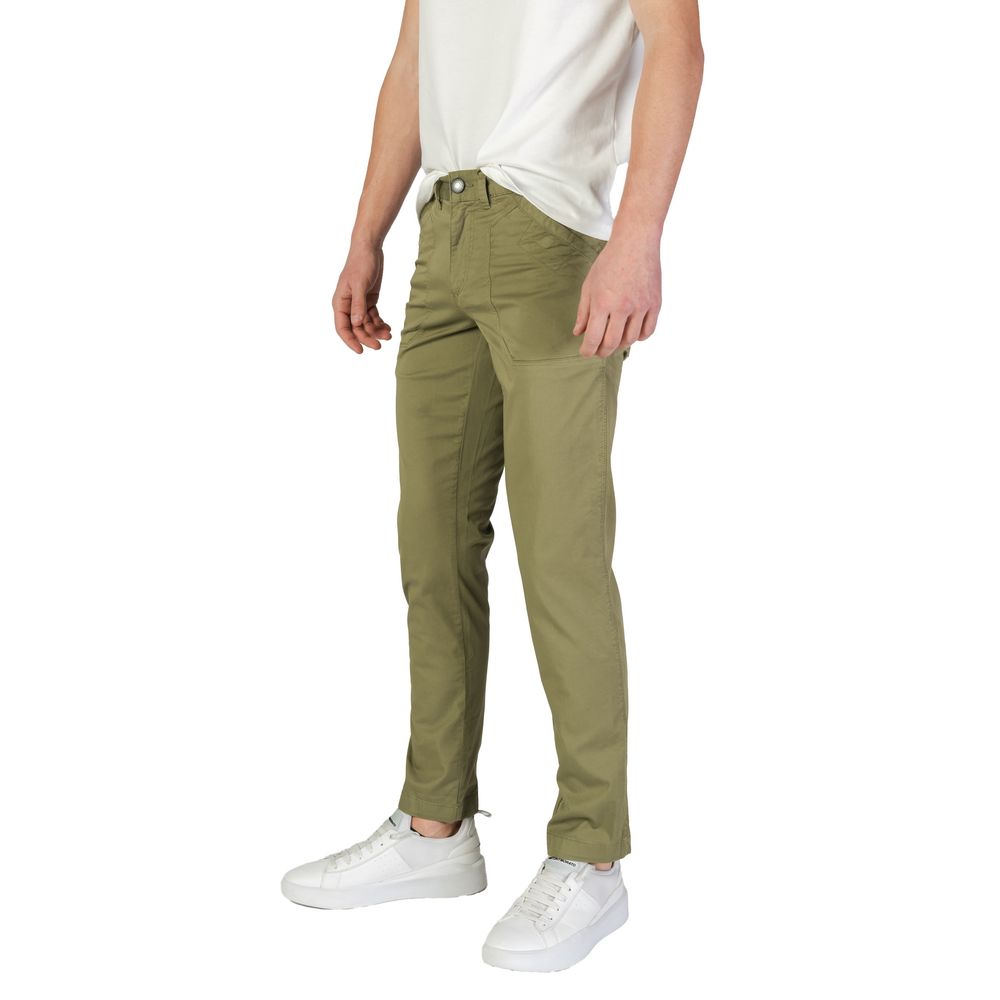 Refrigiwear Green Cotton Jeans & Pant for Elevated Style
