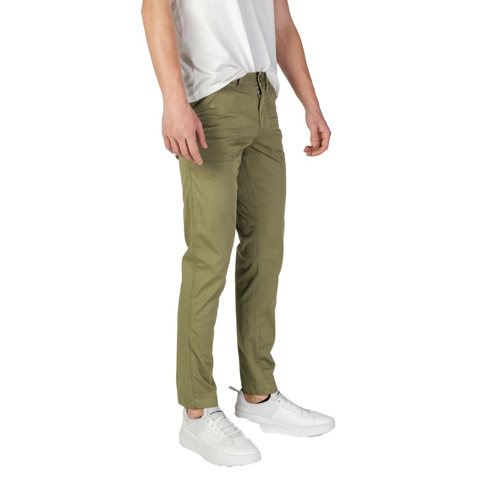 Refrigiwear Green Cotton Jeans & Pant for Elevated Style