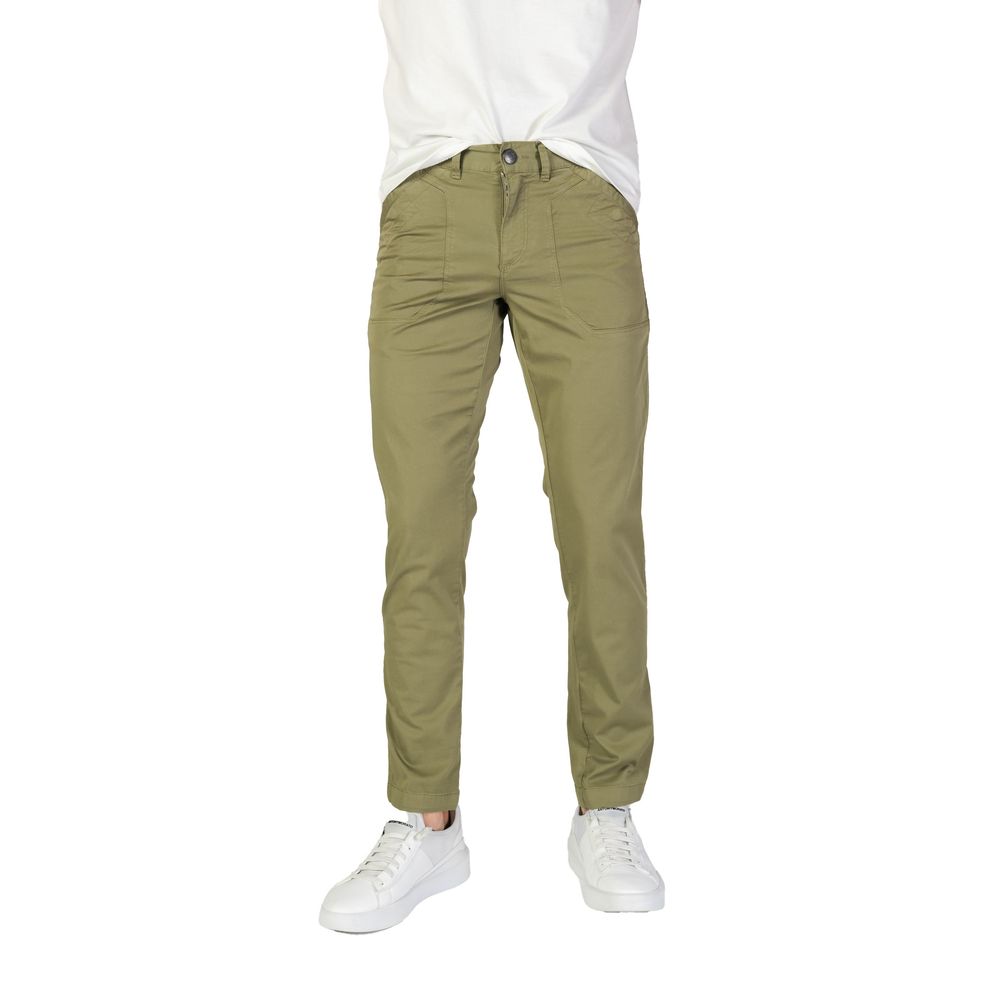 Refrigiwear Green Cotton Jeans & Pant for Elevated Style