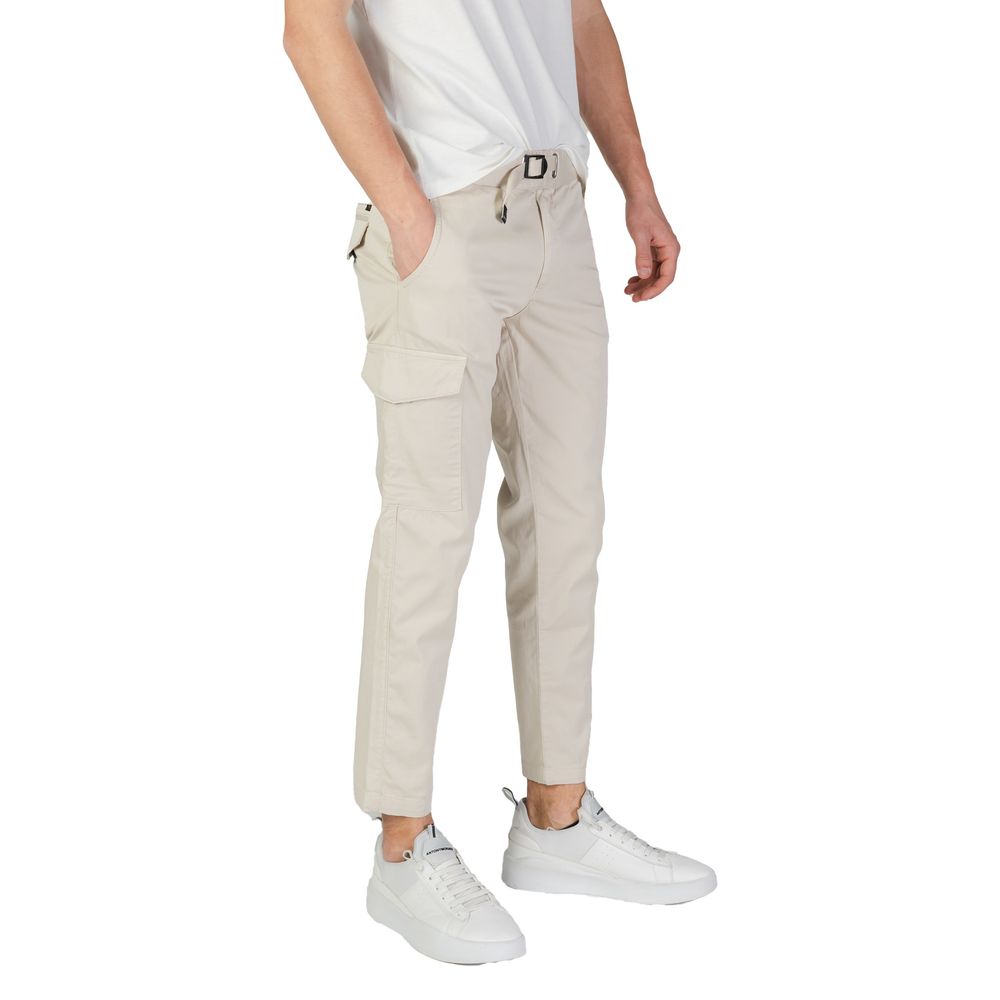 Refrigiwear Beige Cotton Jeans & Pant for Timeless Elegance