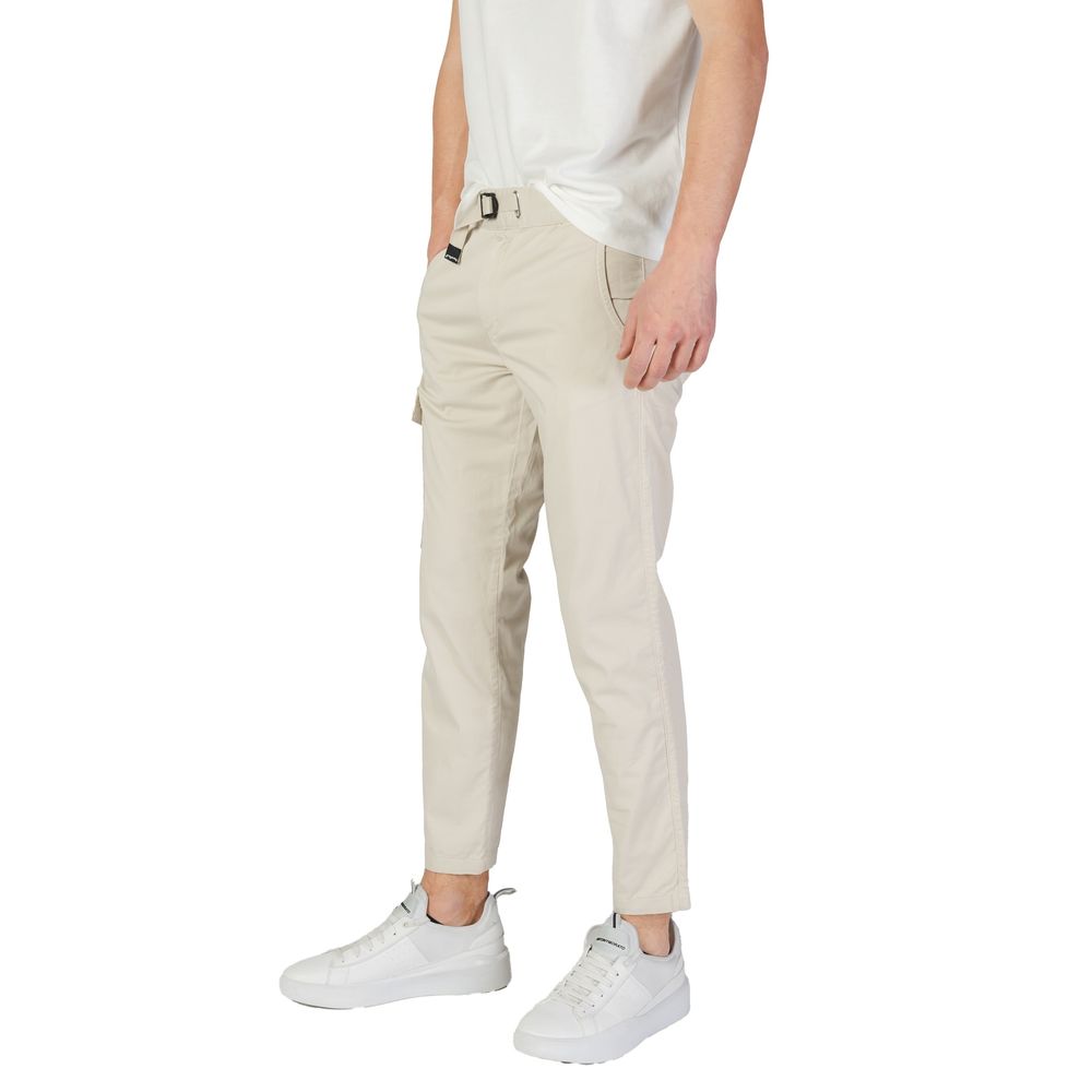Refrigiwear Beige Cotton Jeans & Pant for Timeless Elegance