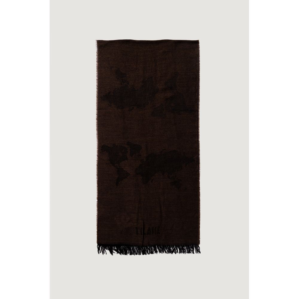Alviero Martini Prima Classe Brown Viscose Scarf Elegance