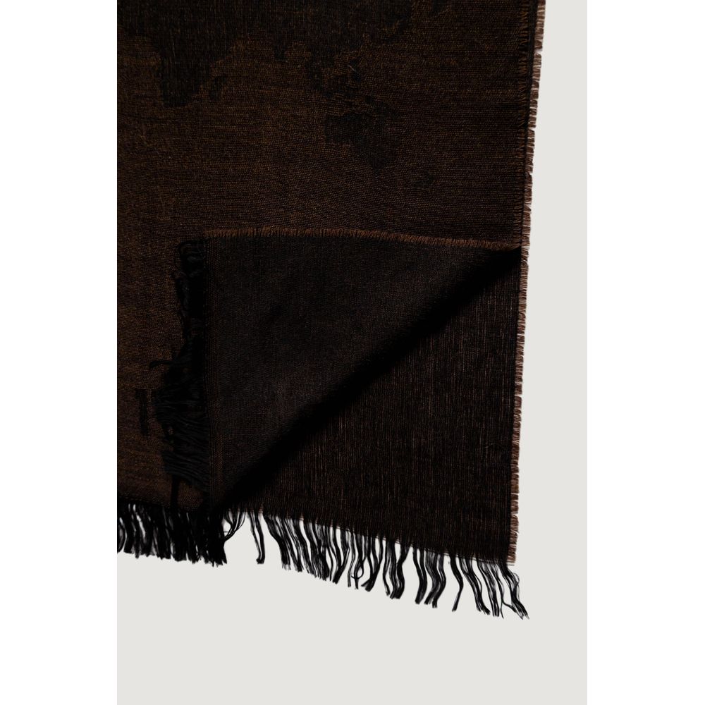 Alviero Martini Prima Classe Brown Viscose Scarf Elegance