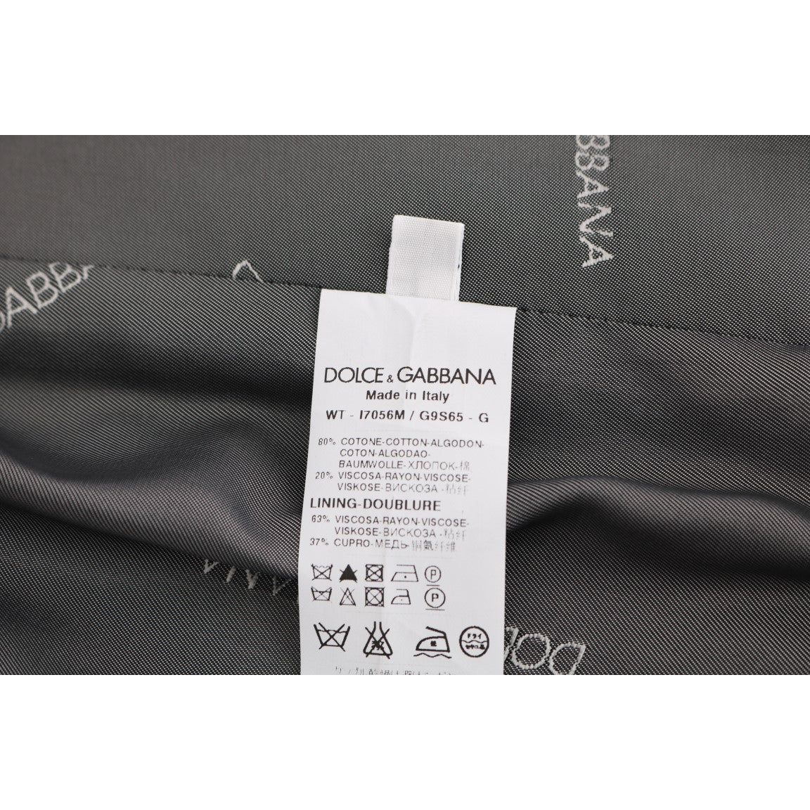 Dolce & Gabbana Gray Cotton Waistcoat Vest for Sophistication