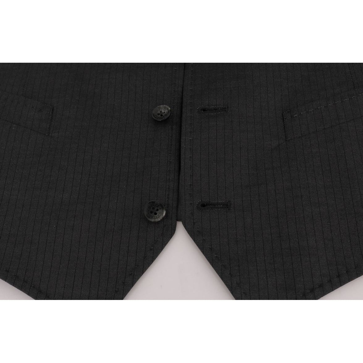 Dolce & Gabbana Sleek Gray Cotton-Rayon Waistcoat Vest