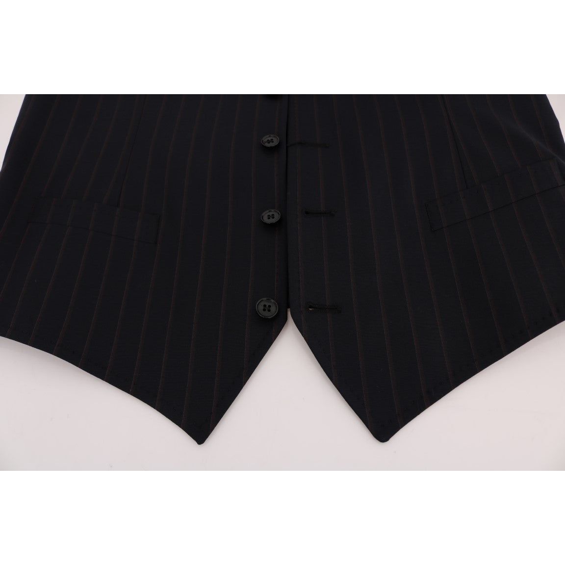 Dolce & Gabbana Blue Wool Blend Vest Waistcoat