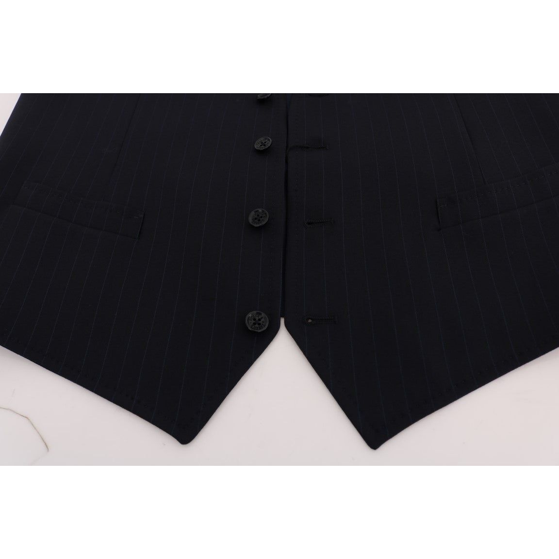 Dolce & Gabbana Grey Wool Blend Waistcoat Vest