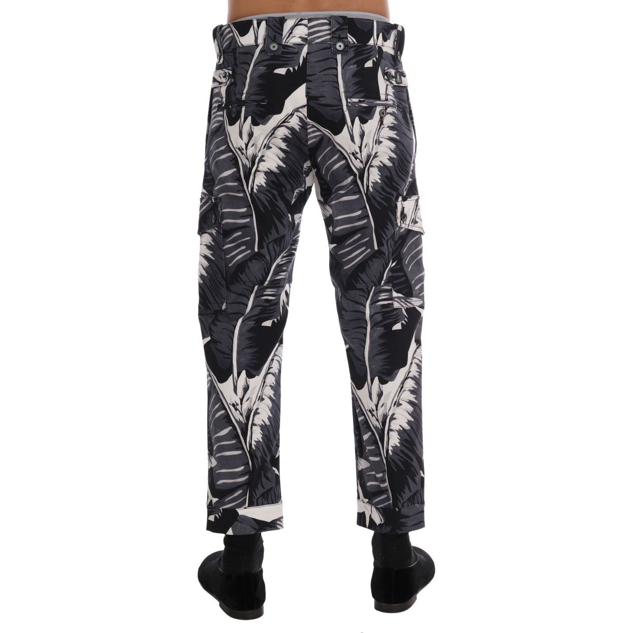 Dolce & Gabbana Green Cotton Capri Casual Pants