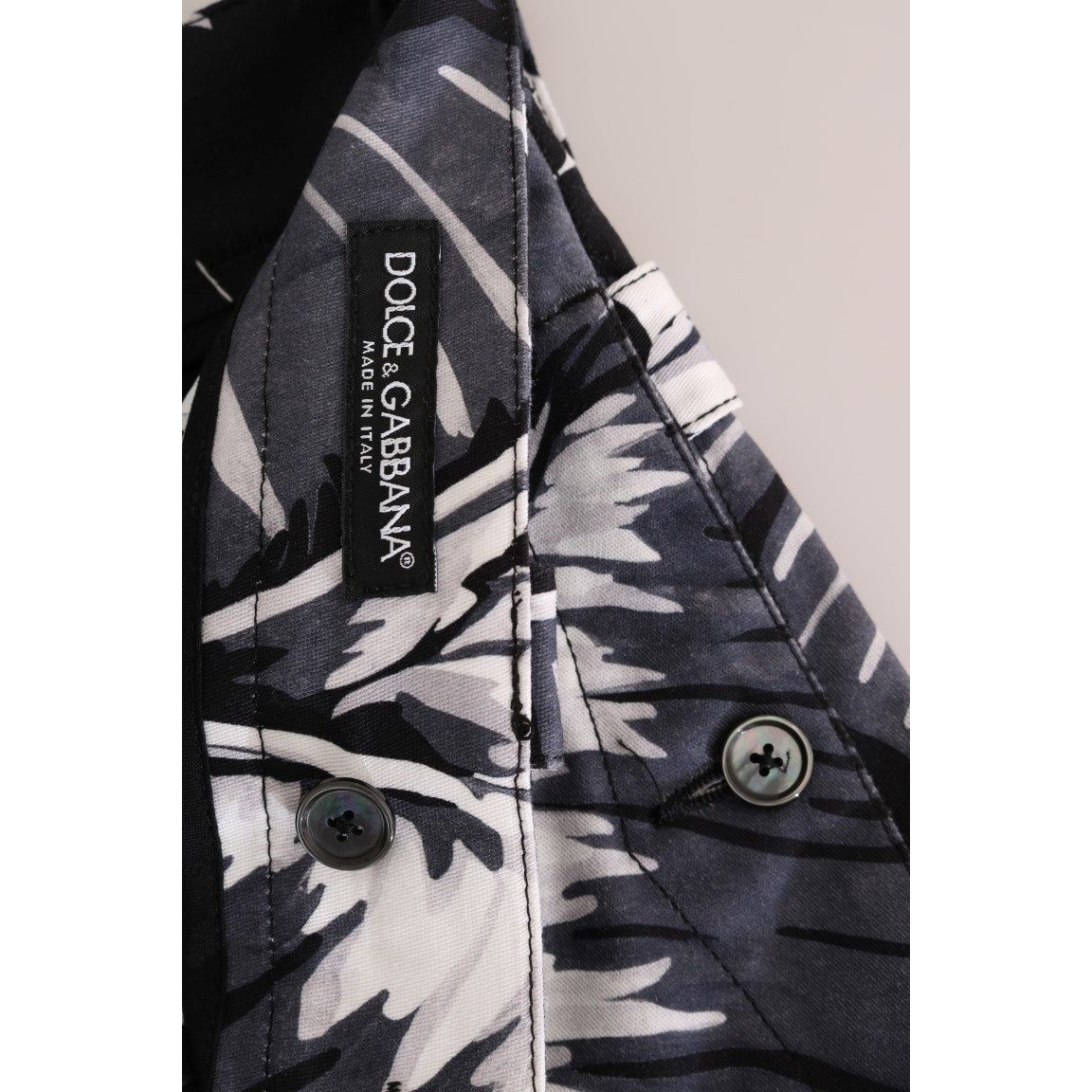Dolce & Gabbana Green Cotton Capri Casual Pants