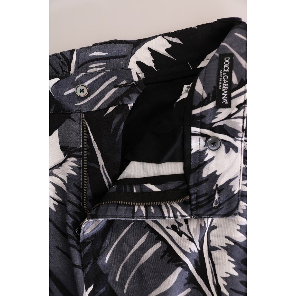 Dolce & Gabbana Green Cotton Capri Casual Pants