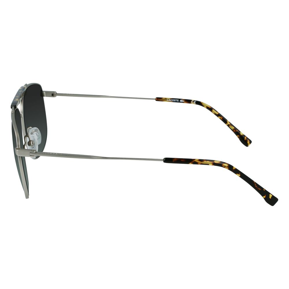 Lacoste Gray Metal Sunglasses for Timeless Elegance