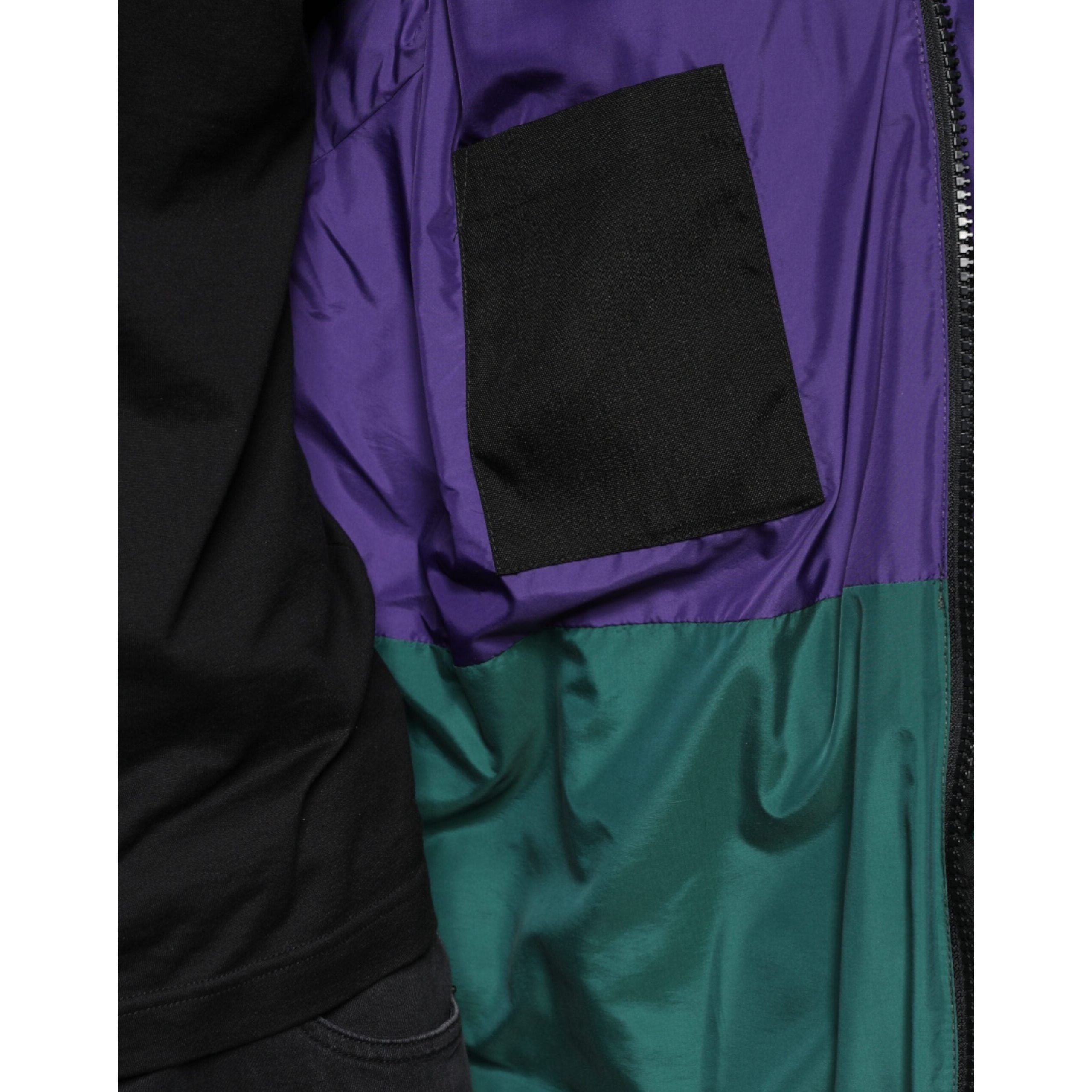 Dolce & Gabbana Black Nylon Puffer Full Zip Jacket