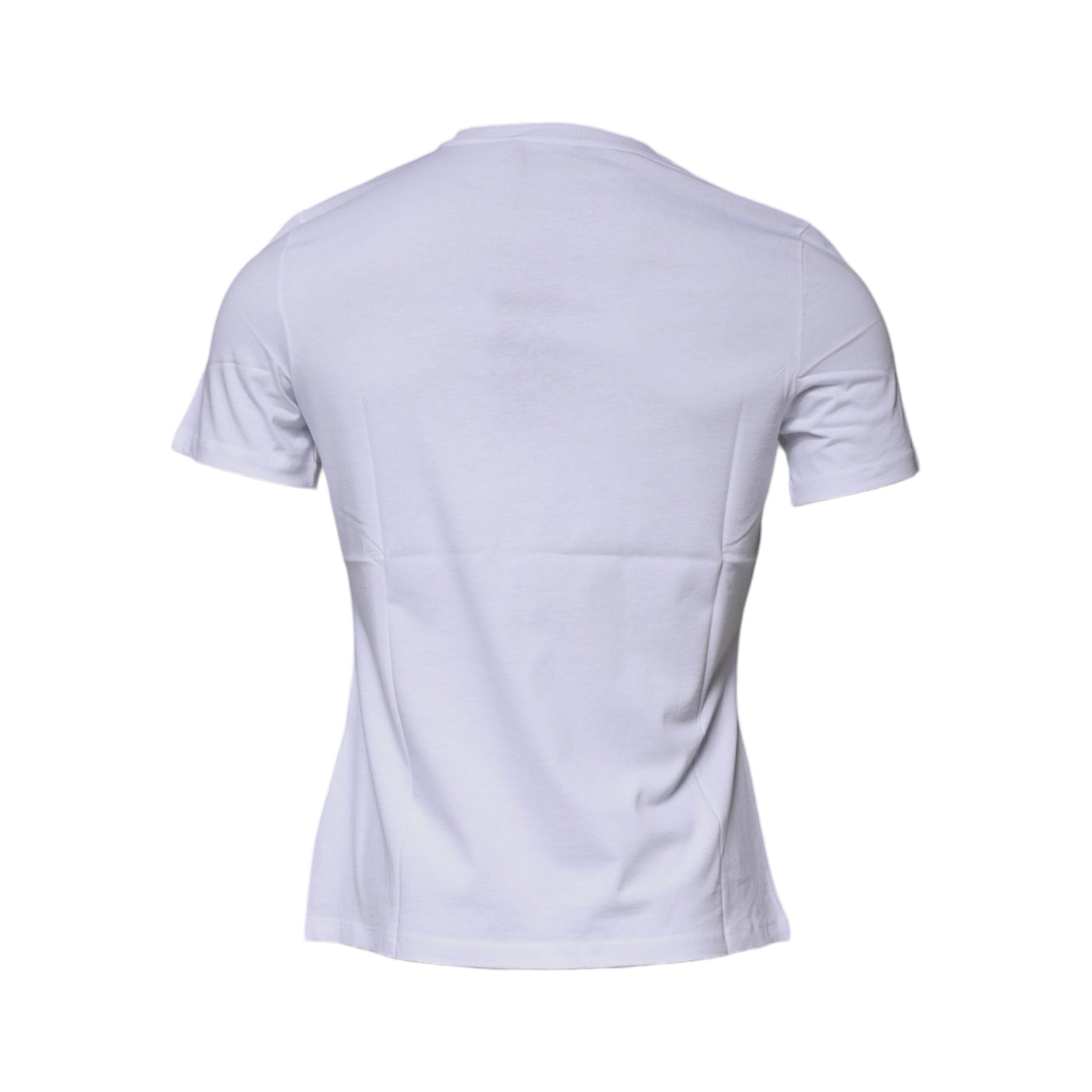Versace White Cotton Crew Neck T-shirt