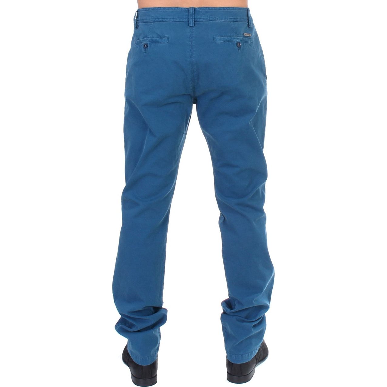 GF Ferre Beige Cotton Chinos for Luxe Style