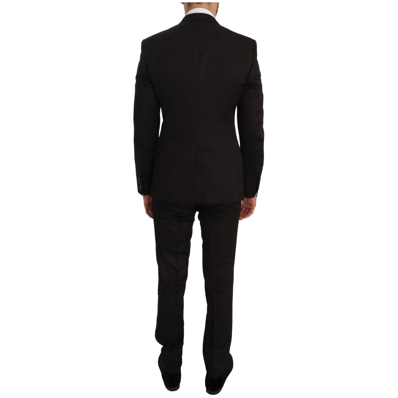 Dolce & Gabbana Brown Jacquard Suit Jacket