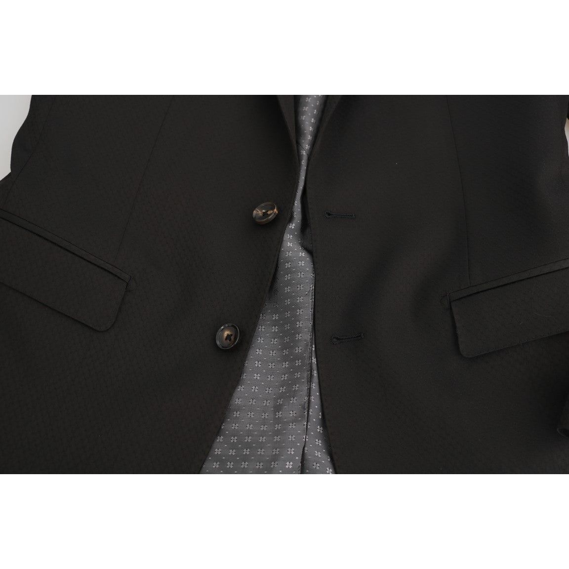 Dolce & Gabbana Brown Jacquard Suit Jacket