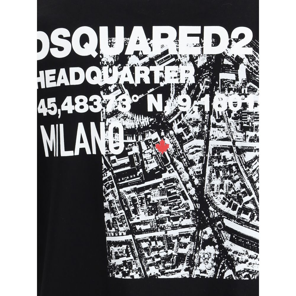 Dsquared² White Cotton T-Shirt - Luxury Casual Essential