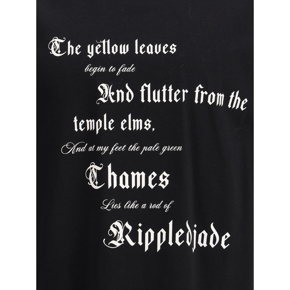 Alexander McQueen White Cotton Maxi Print T-Shirt