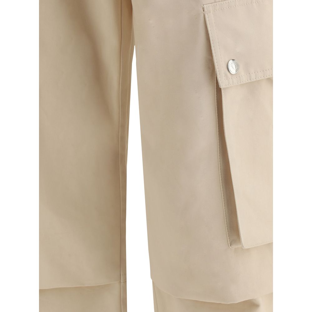 Jacquemus Beige Cotton Le Cargo Pants for Effortless Modern Elegance