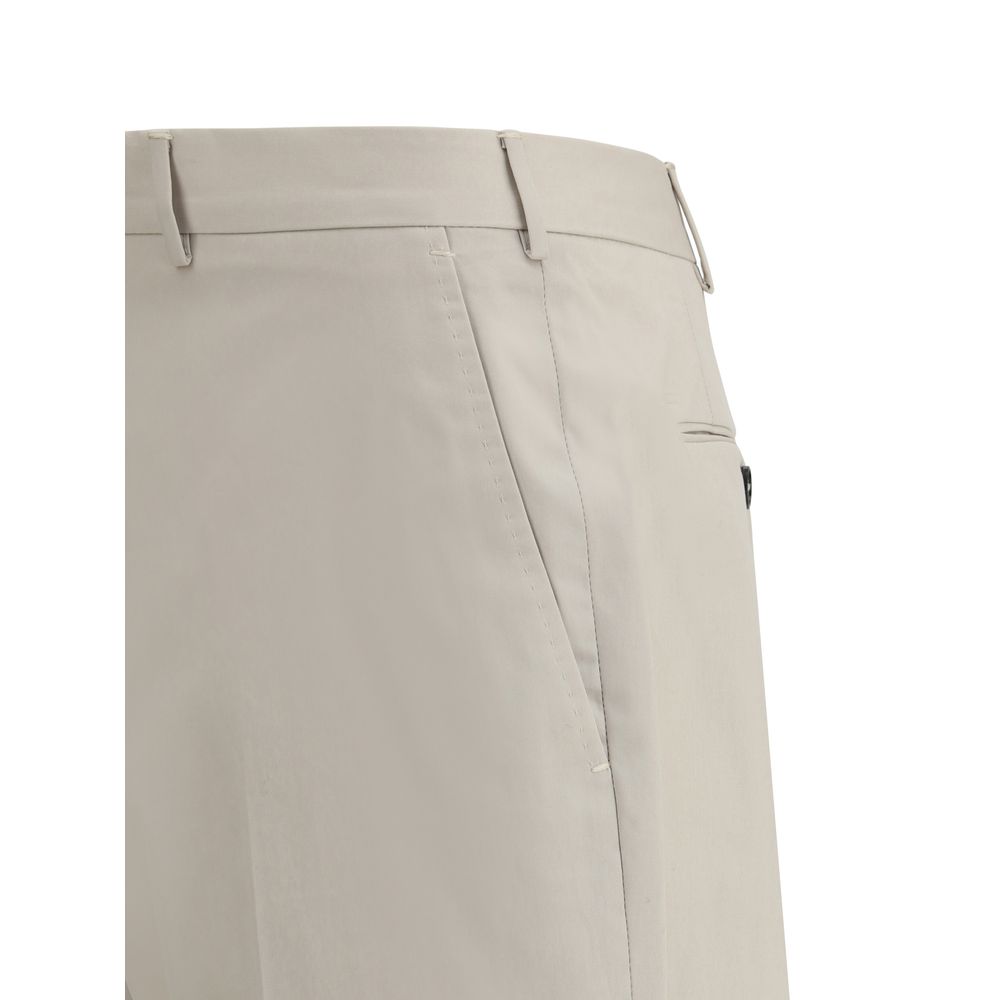 ZEGNA Navy Wool Suit Pants for Timeless Sophistication