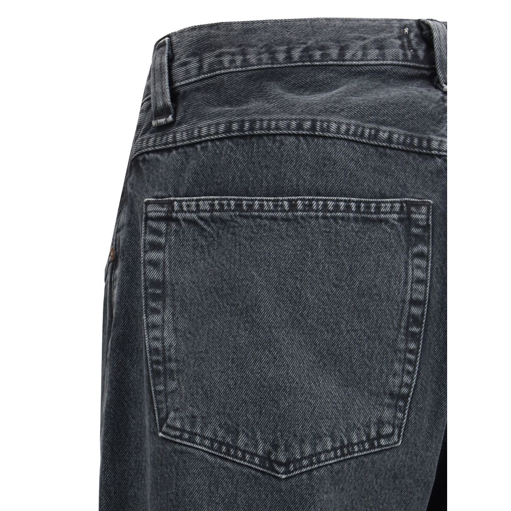 Agolde Blue Denim Jean - Agolde Fusion Jean - Effortless Elegance in Denim