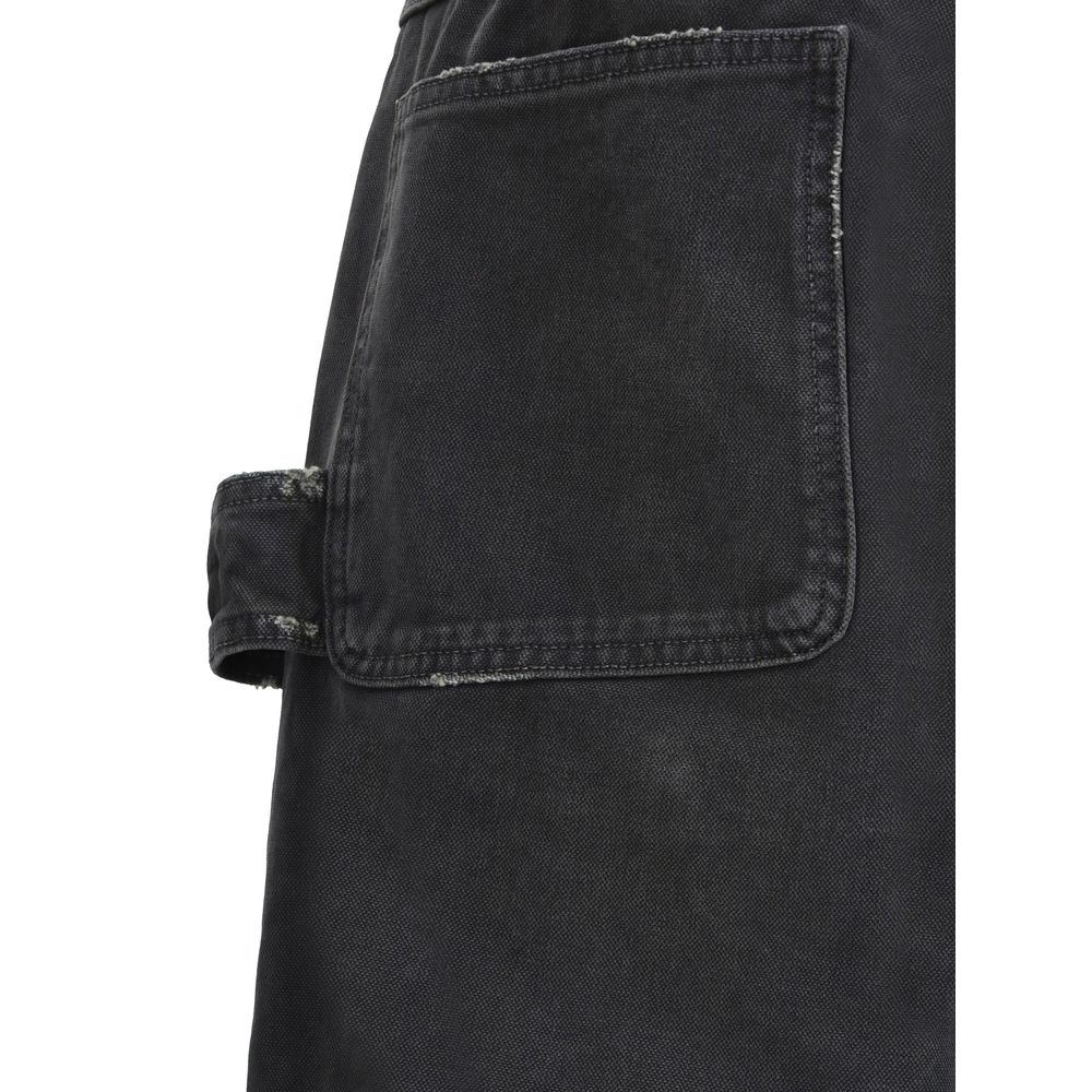 Golden Goose Blue Denim Jeans with Distinctive Appliqué Design