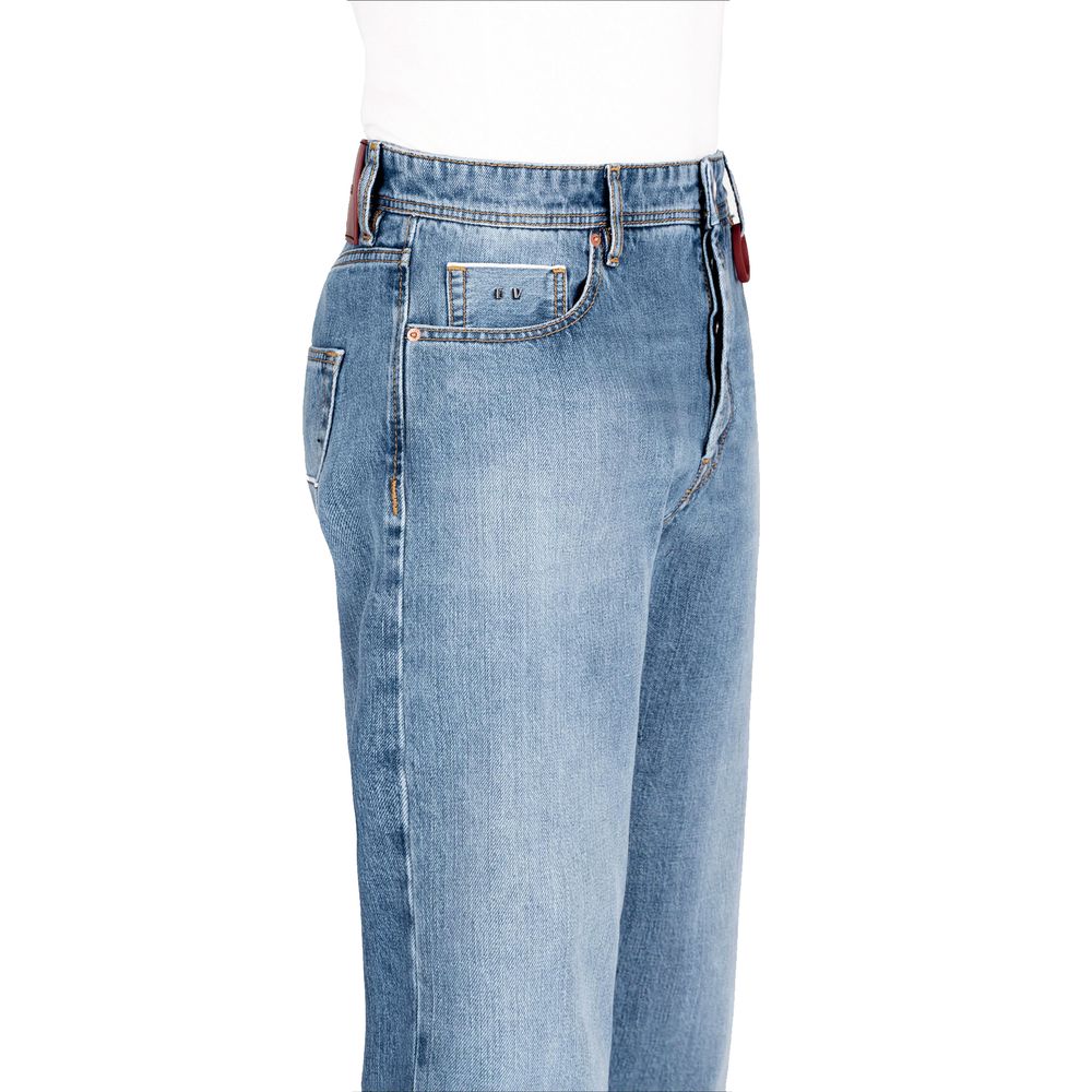 Tramarossa Blue Cotton Jeans & Pant for Timeless Style