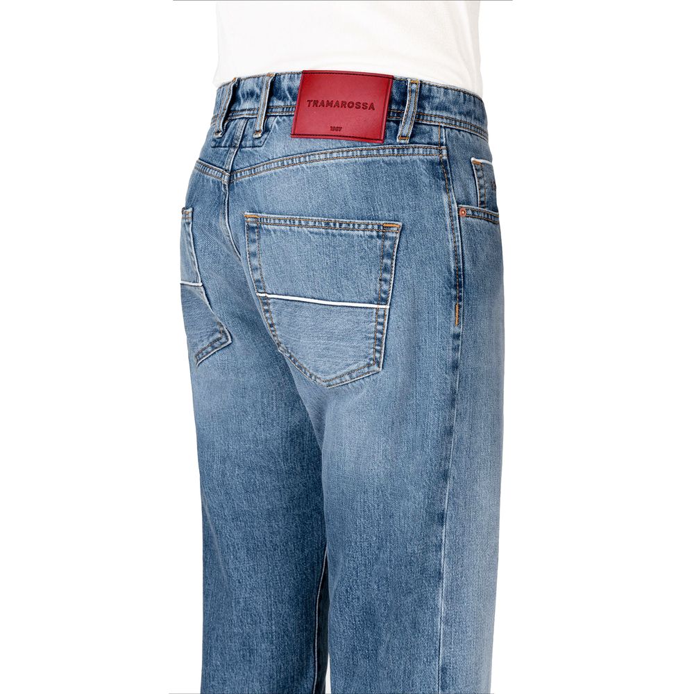 Tramarossa Blue Cotton Jeans & Pant for Timeless Style