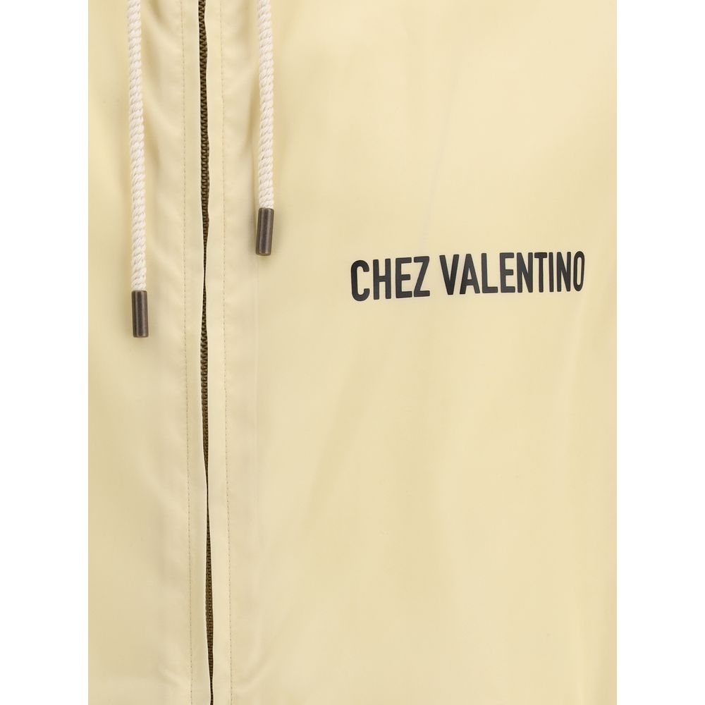 Valentino Navy Waterproof Jacket for Effortless Sophistication