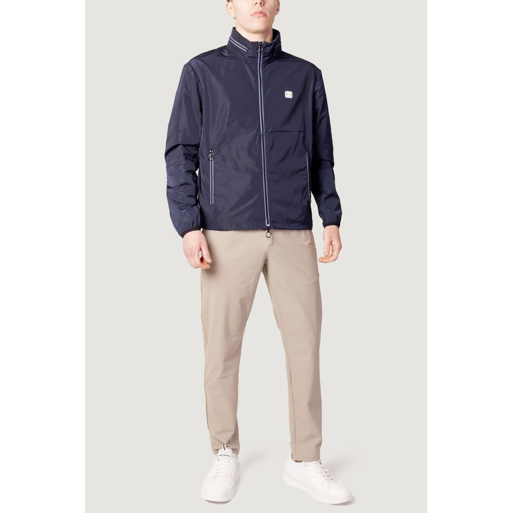 Armani Exchange Blue Jacket for Elevated Style
