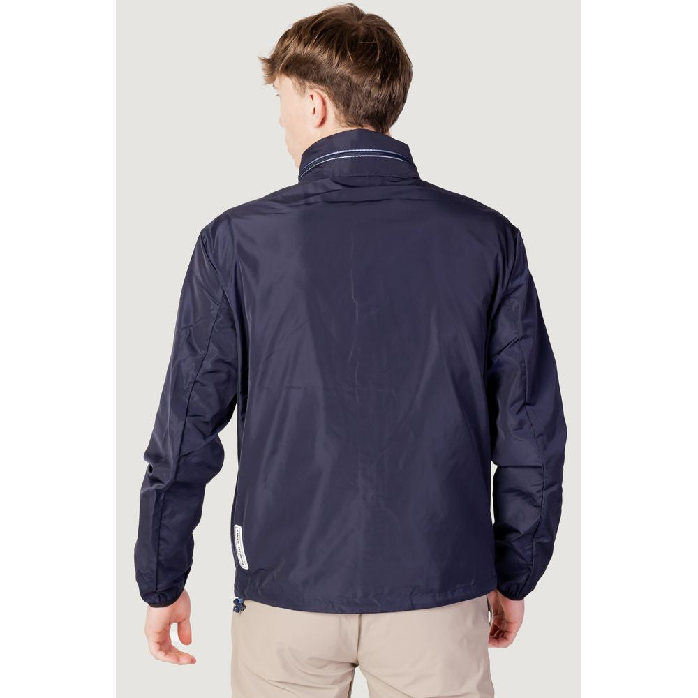 Armani Exchange Blue Jacket for Elevated Style
