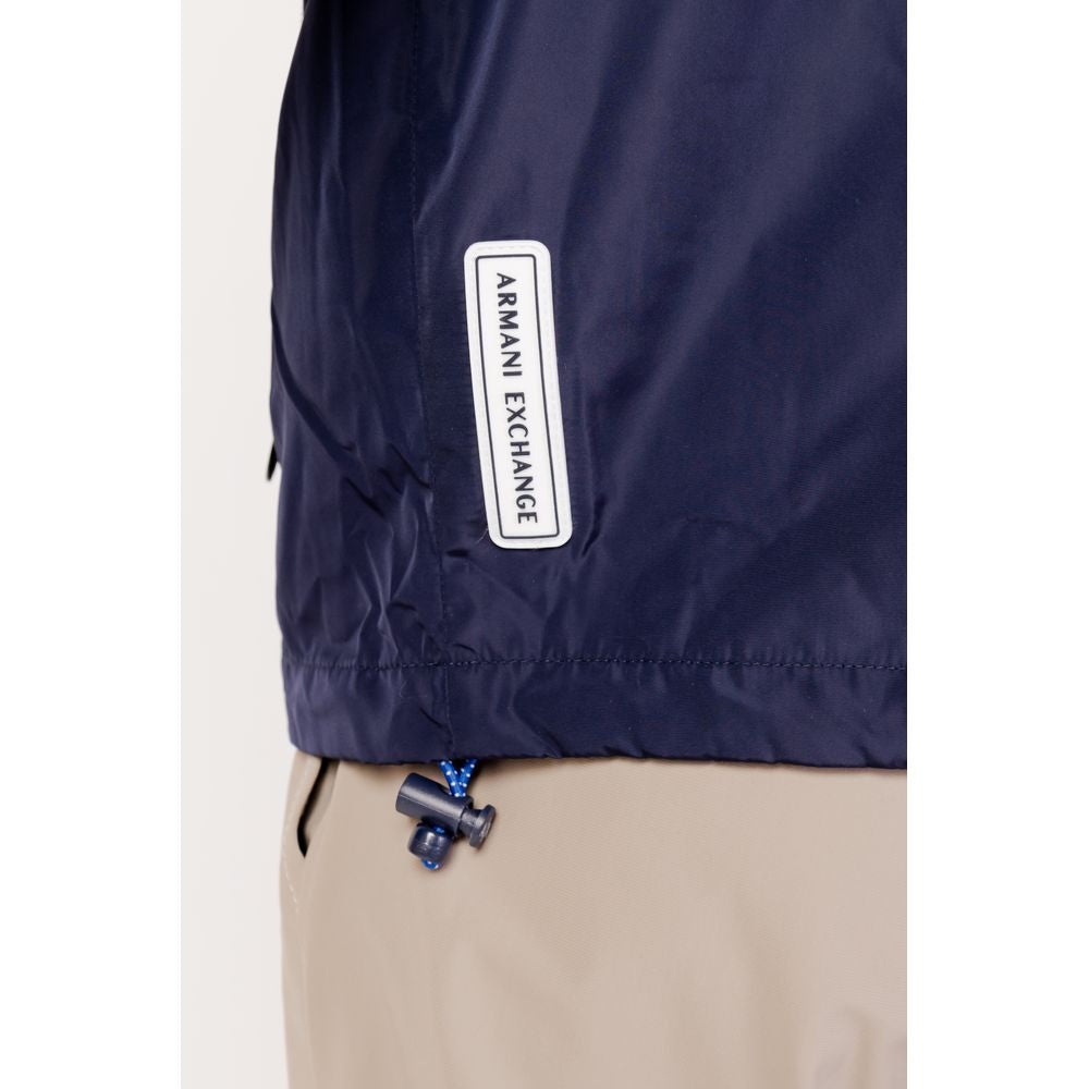 Armani Exchange Blue Jacket for Elevated Style