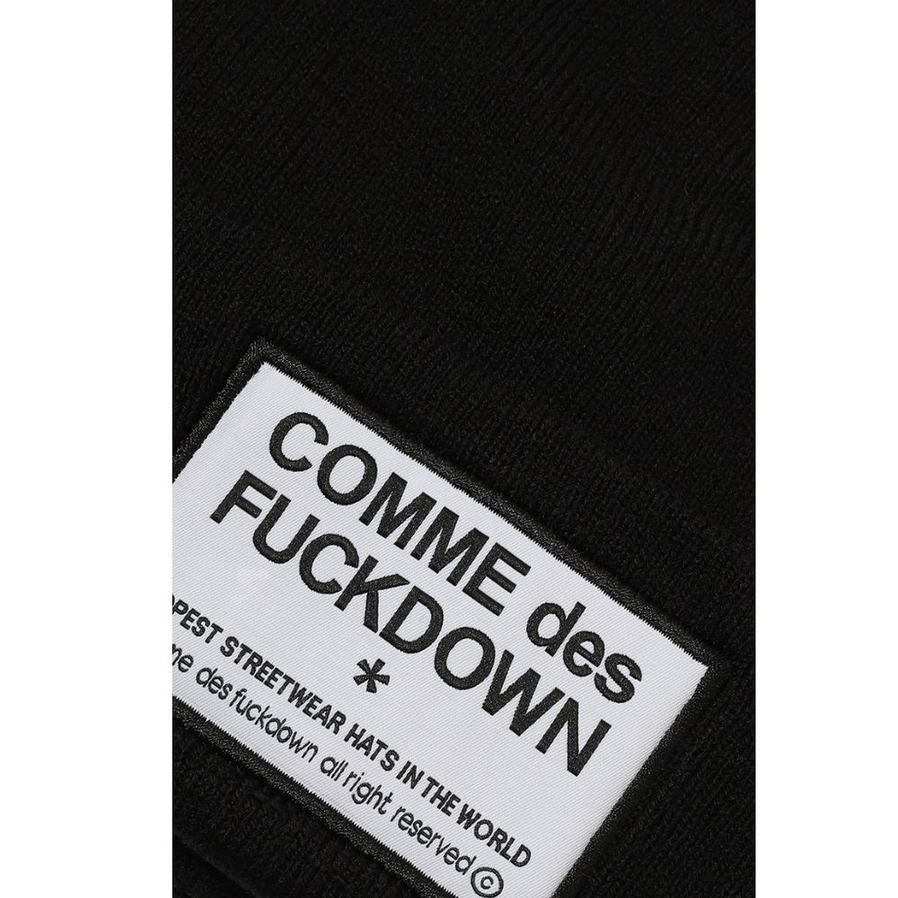 Comme Des Fuckdown Black Acrylic Cap for Distinctive Style