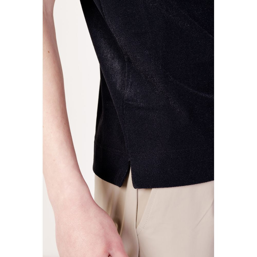 Suns Black Cotton T-Shirt for Effortless Luxury and Style