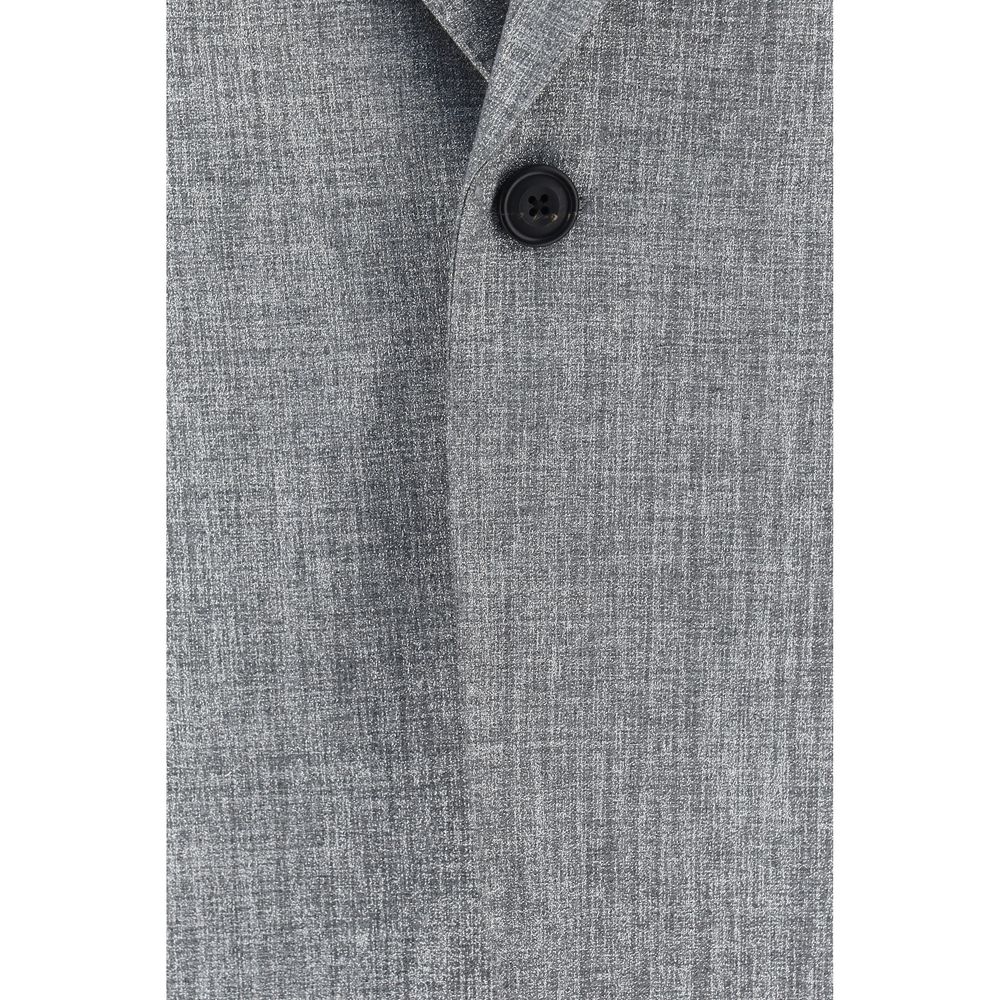 Alexander McQueen Black Wool Blazer Jacket with Tailored Elegance