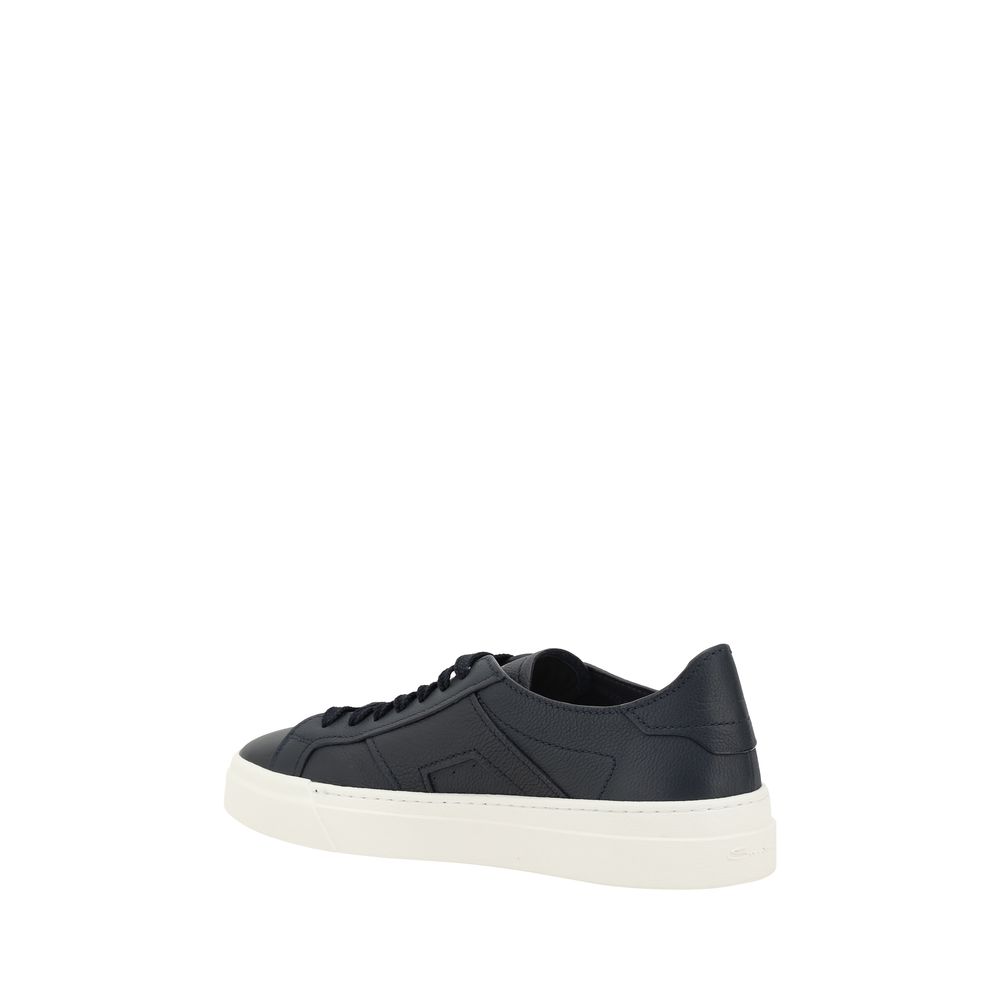 Santoni White Leather Sneakers: Unmatched Elegance in Footwear