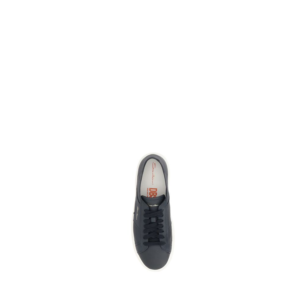 Santoni White Leather Sneakers: Unmatched Elegance in Footwear